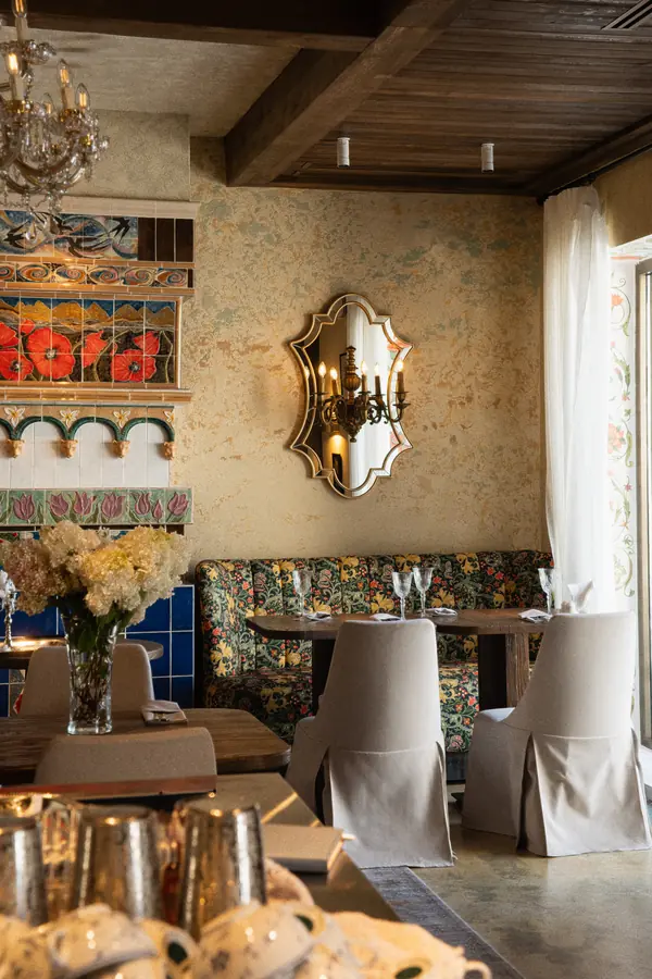 Chef Medeu restaurant interior in Almaty