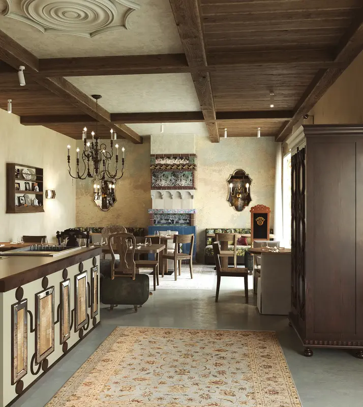 Chef at Medeu, Restaurant, Visualisations, interior image 23