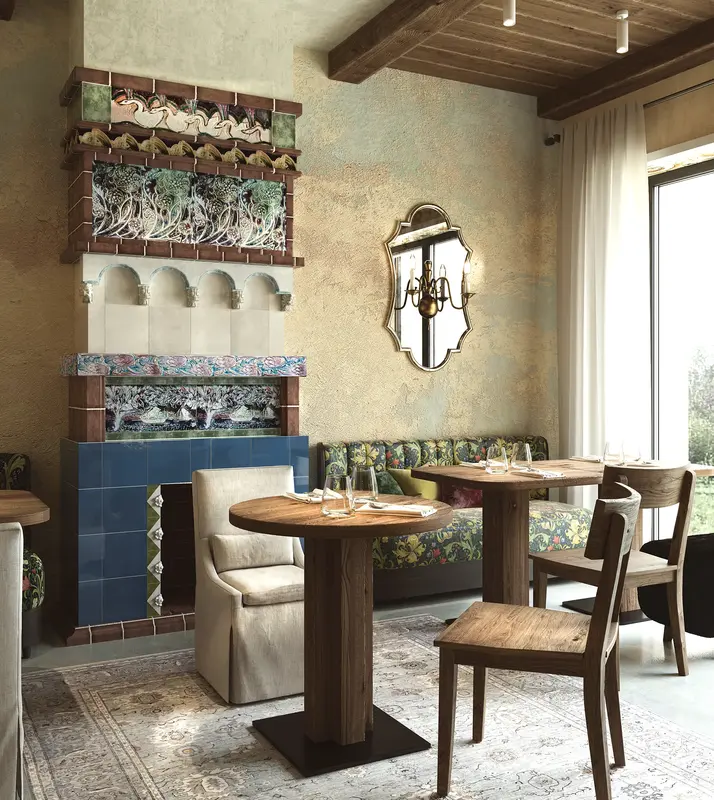 Chef at Medeu, Restaurant, Visualisations, interior image 25