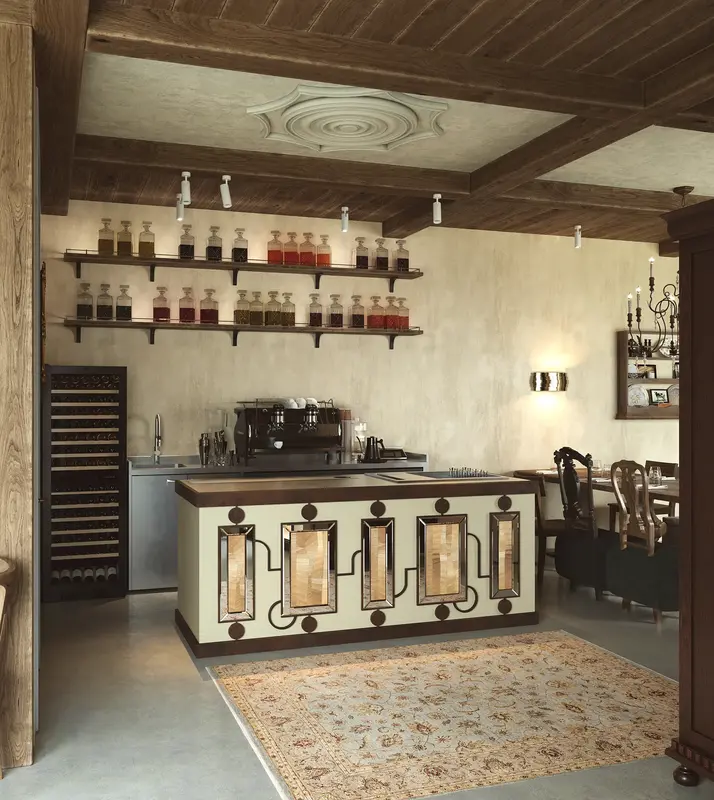 Chef at Medeu, Restaurant, Visualisations, interior image 26