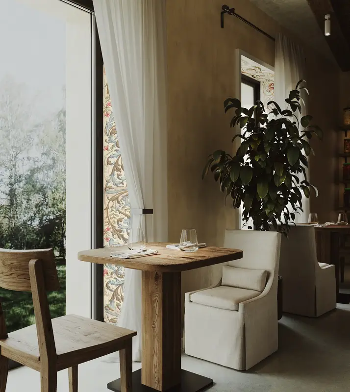 Chef at Medeu, Restaurant, Visualisations, interior image 28
