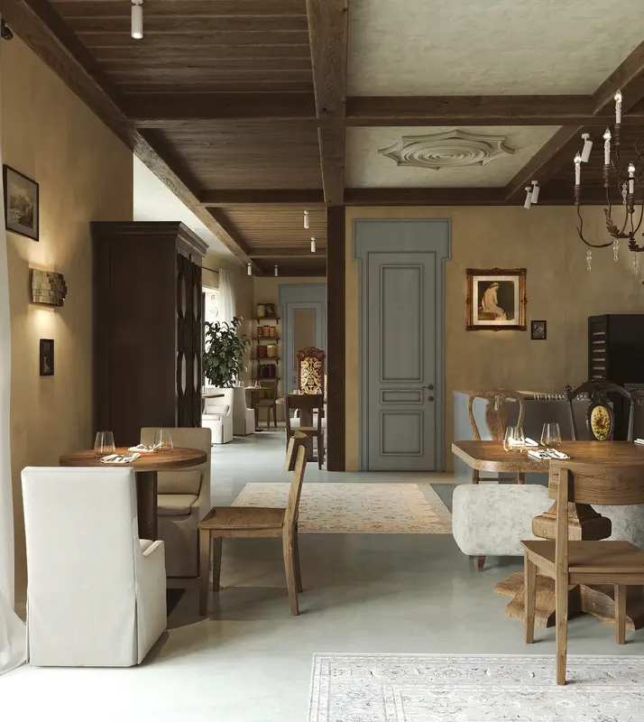 Chef at Medeu, Restaurant, Visualisations, interior image 29