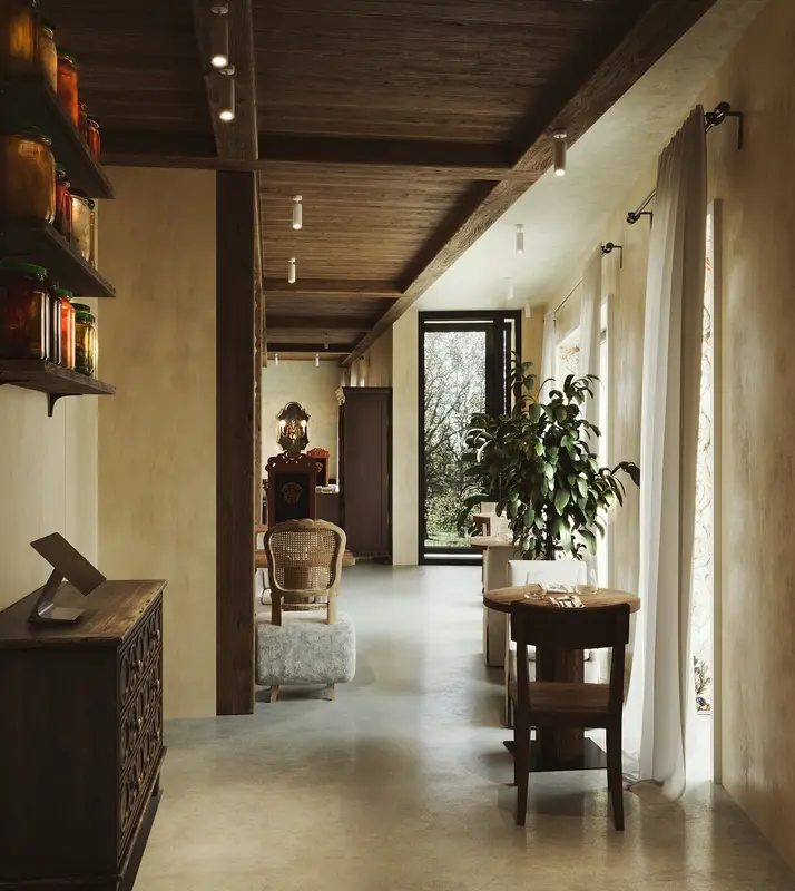 Chef at Medeu, Restaurant, Visualisations, interior image 30