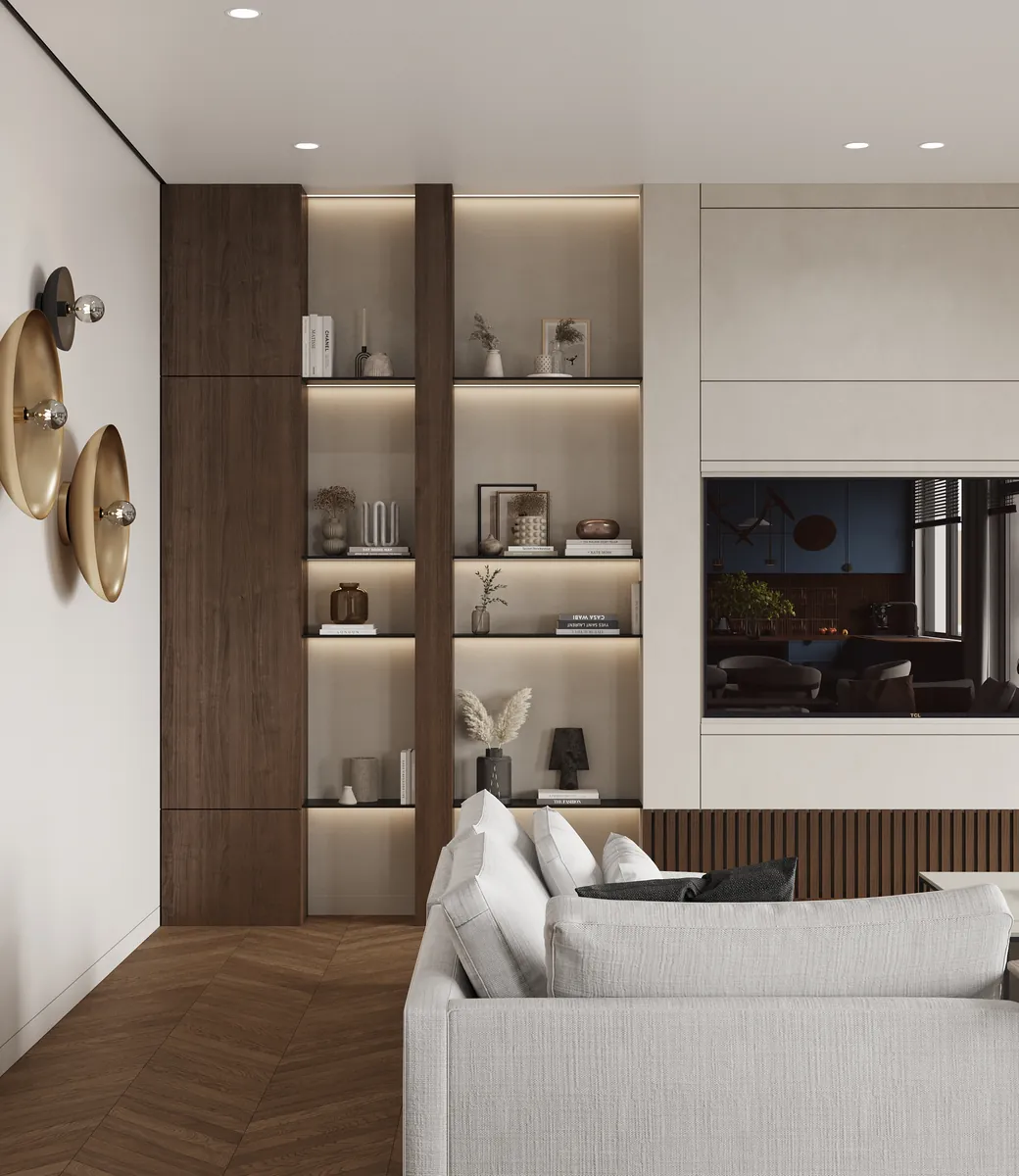 Family House, Private residence, Family room & kitchen, interior image 5