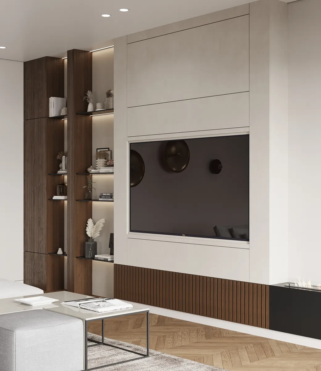 Family House, Private residence, Family room & kitchen, interior image 6