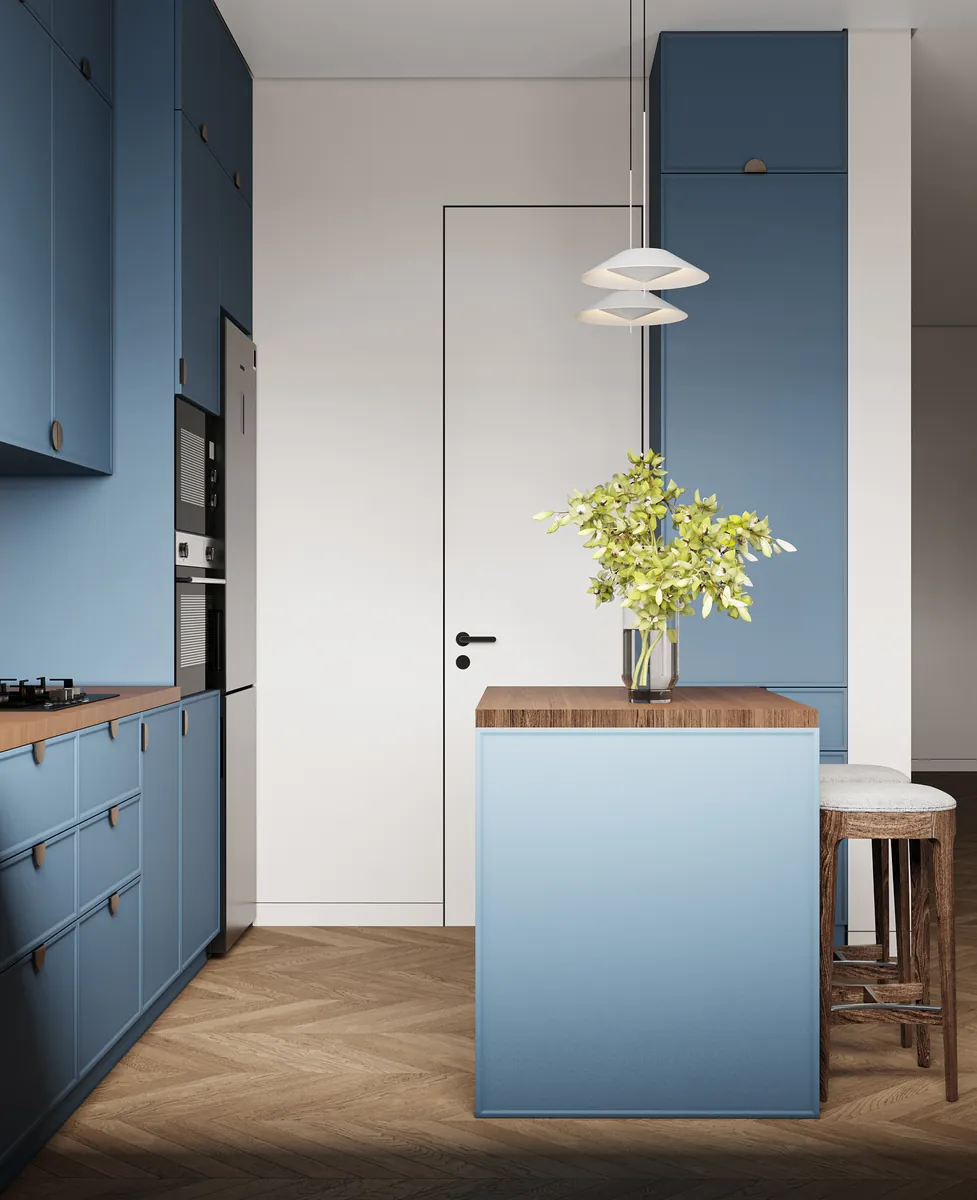 Family House, Private residence, Family room & kitchen, interior image 9