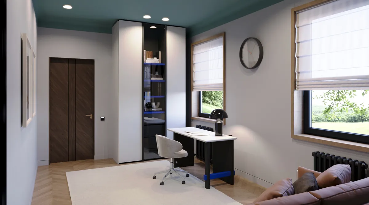 Family House, Private residence, Guest bedroom, interior image 39