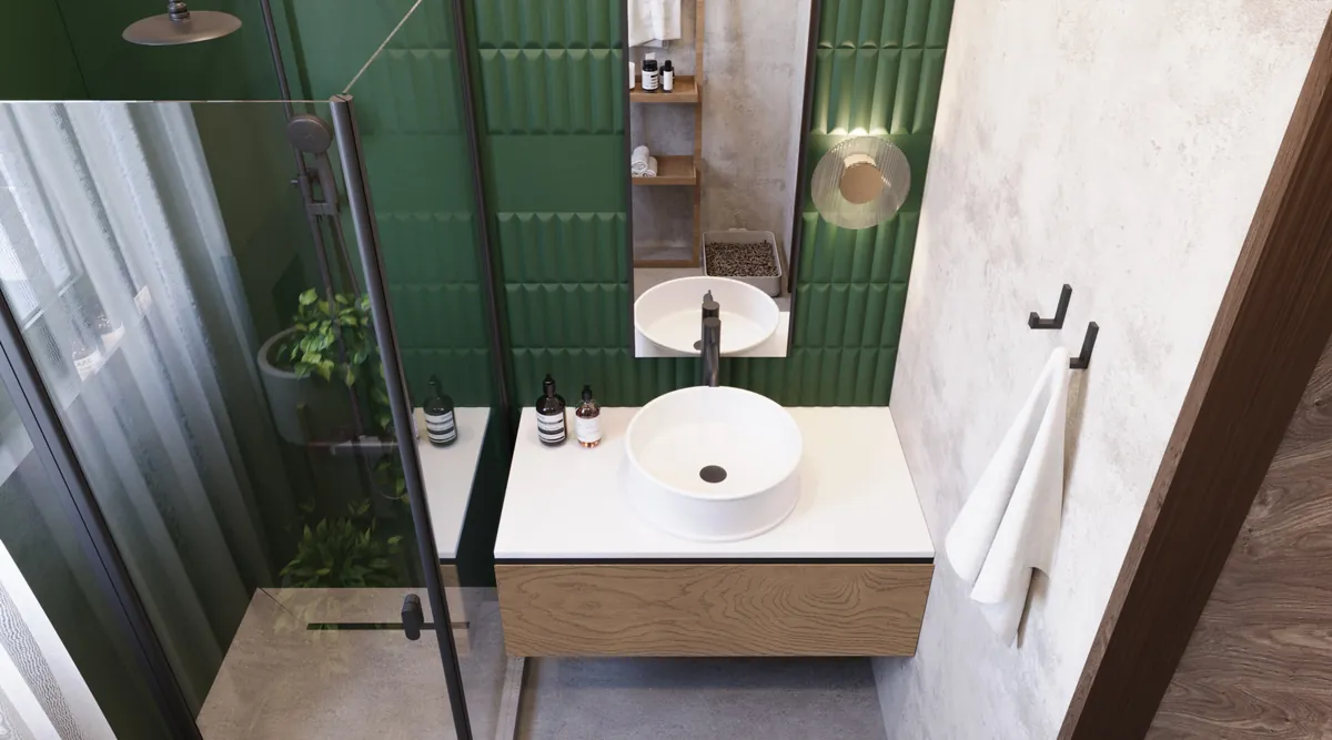 Family House, Private residence, Guest WC, interior image 52