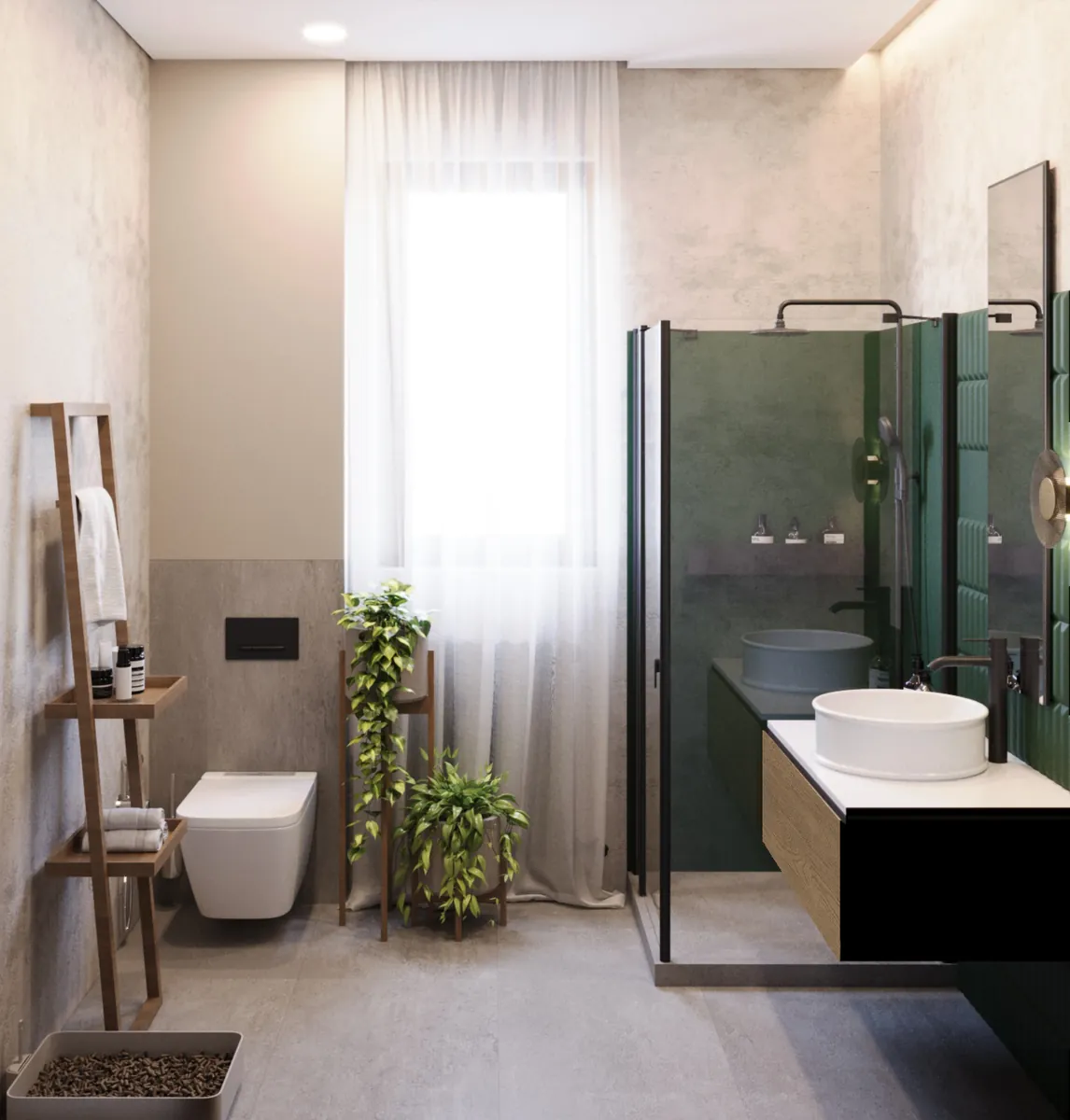 Family House, Private residence, Guest WC, interior image 53