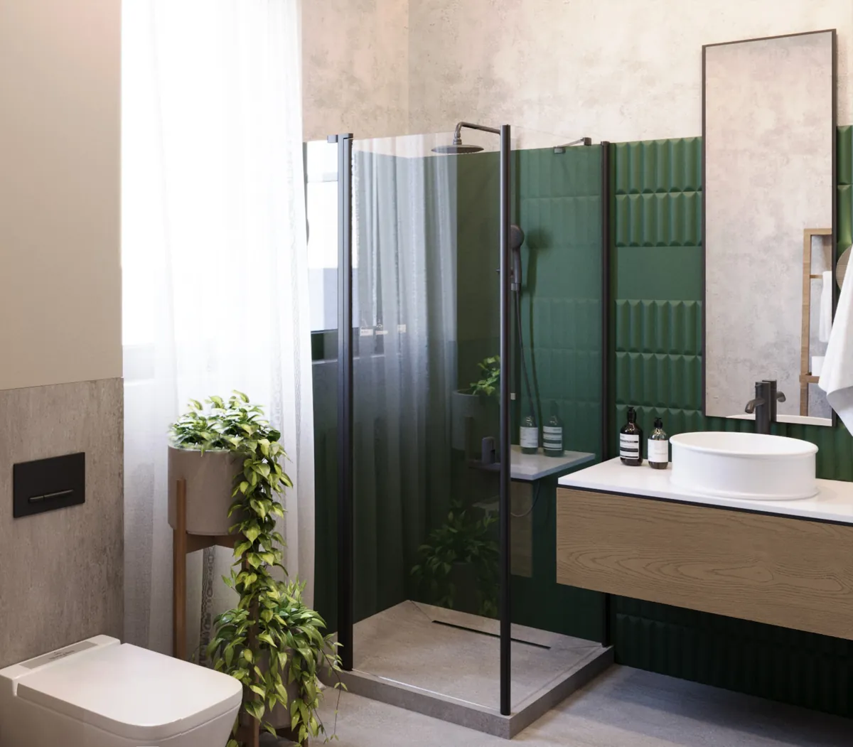 Family House, Private residence, Guest WC, interior image 54