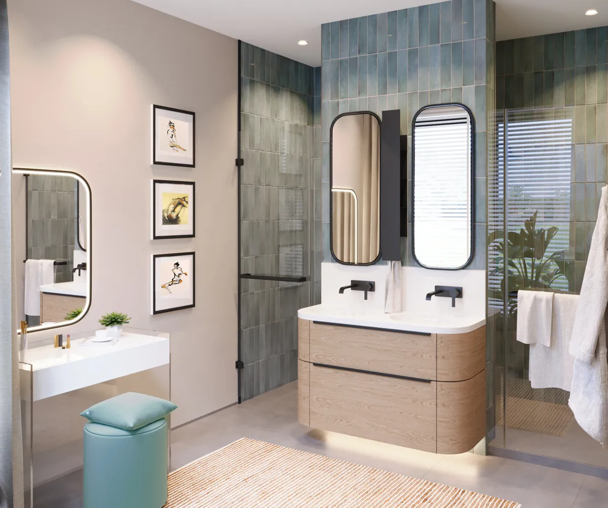 Family House, Private residence, Master bathroom, interior image 28