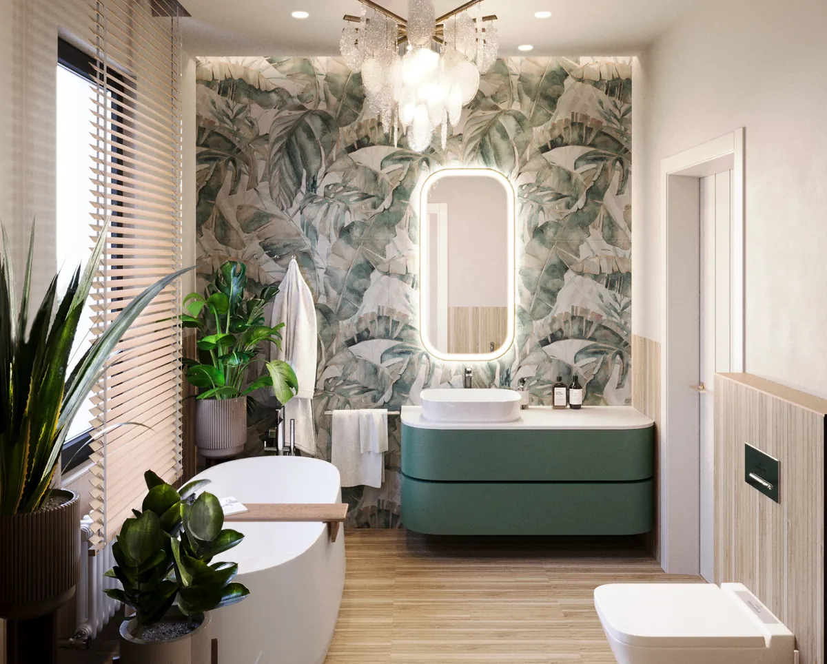 Family House, Private residence, Second-floor bathroom, interior image 48