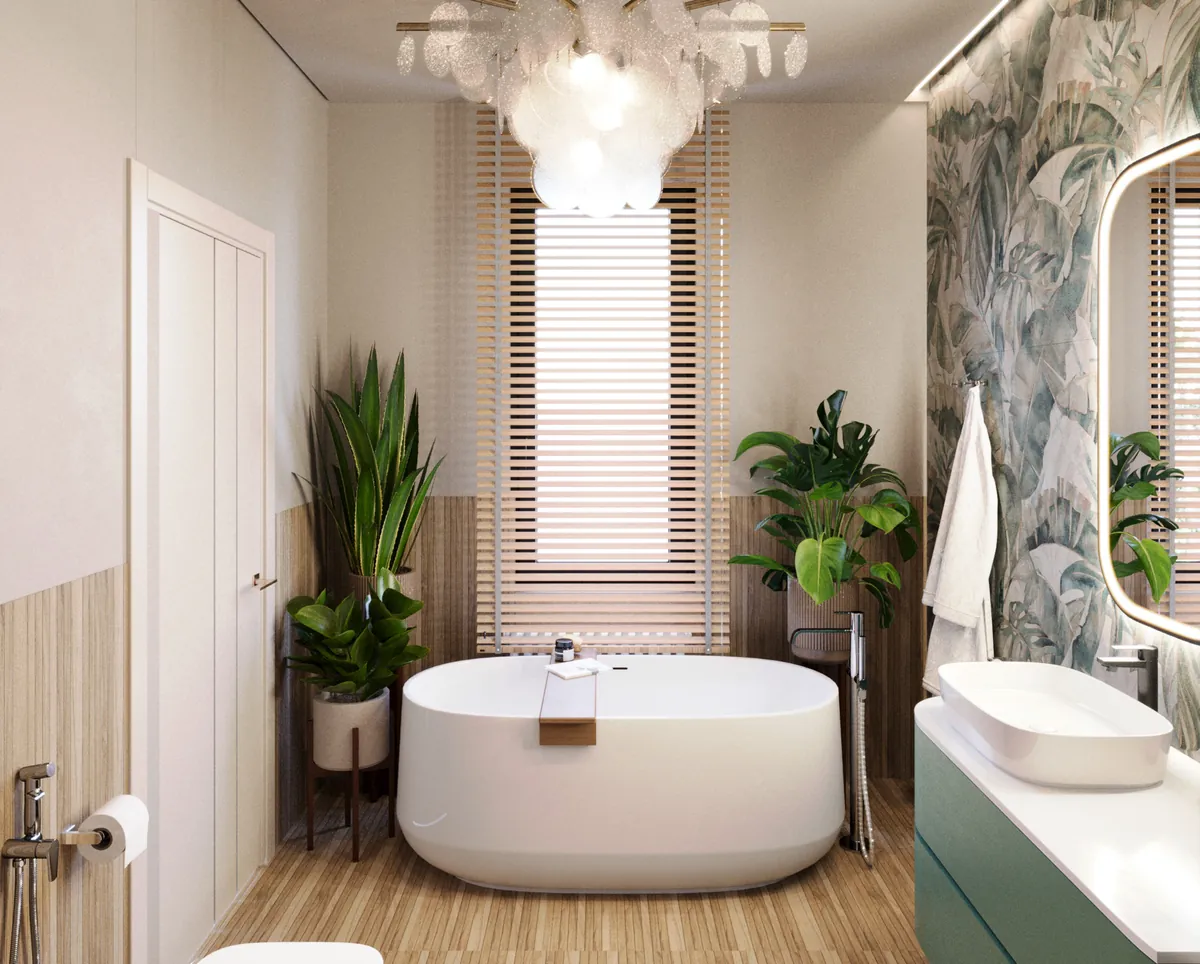 Family House, Private residence, Second-floor bathroom, interior image 49