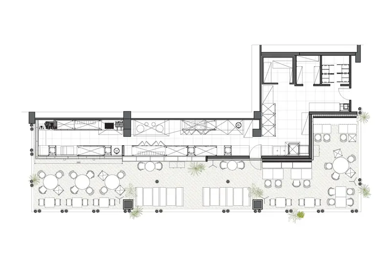 Luckee Yu, Restaurant, Completed interior, interior image 13