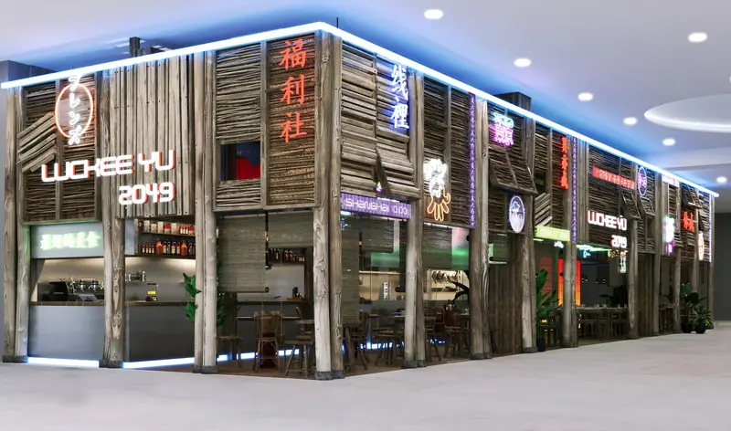 Luckee Yu, Restaurant, Design development, interior image 18