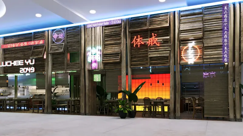 Luckee Yu, Restaurant, Design development, interior image 19