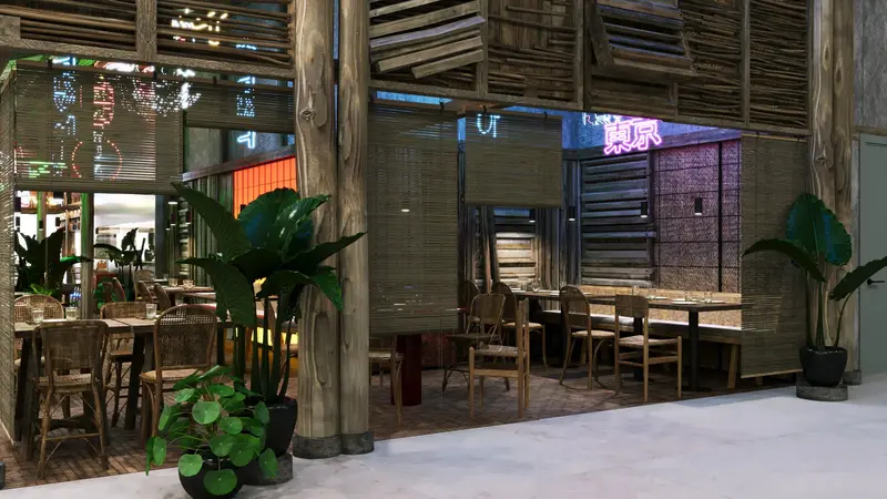 Luckee Yu, Restaurant, Design development, interior image 21