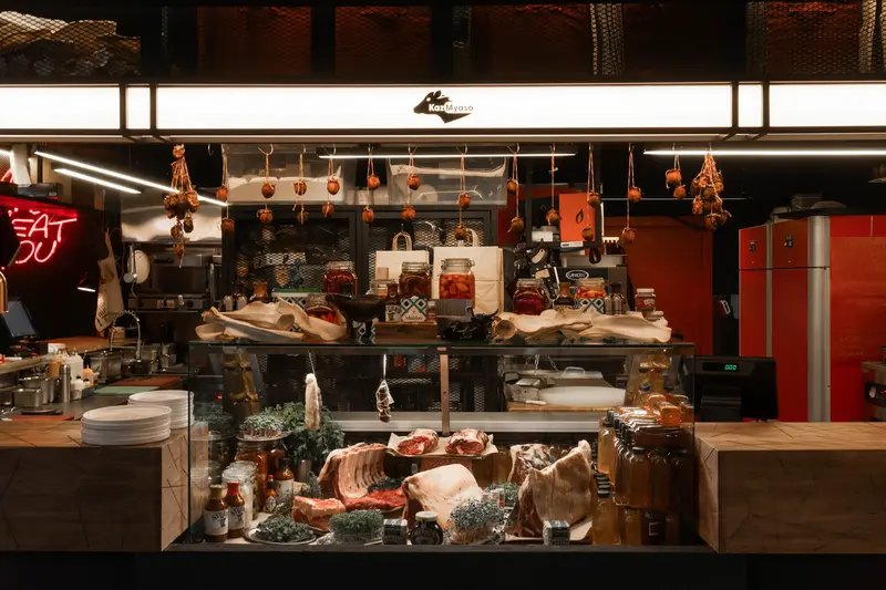 Platforma Food Market, Food market, Kazmeat, interior image 2